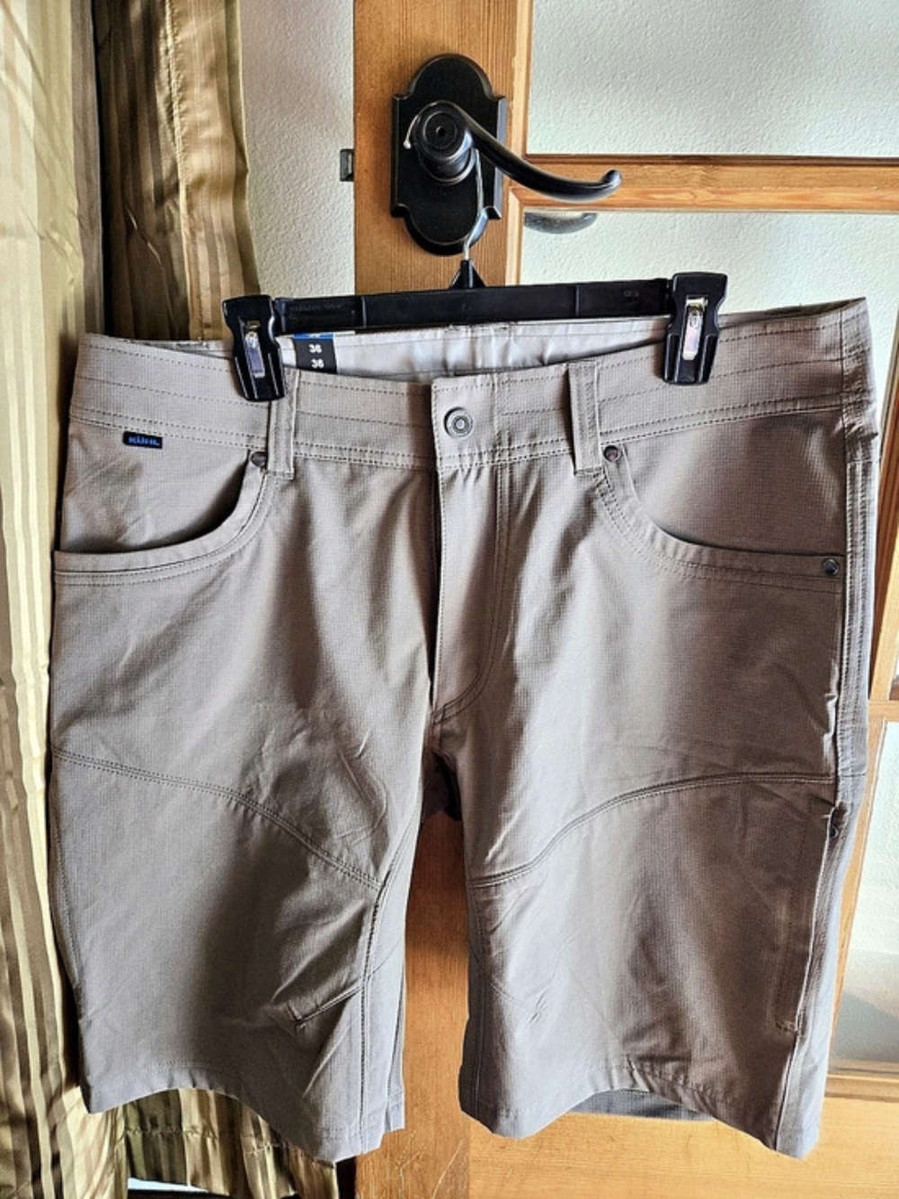 Kuhl M's Silencer Kargo Short 10" Inseam Cargo Shorts Brown Waist 36 NWT